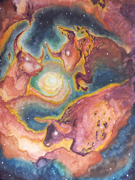 I'm trying to make these bulls look like they're forming part of a