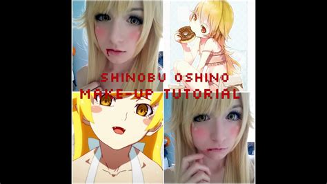 Shinobu Oshino - bakemonogatari - cosplay make-up tutorial - YouTube