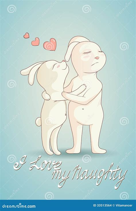 love  naughty stock vector illustration  cartoon