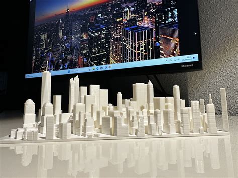 STL file NEW YORK SKYLINE 3D 🆕 ・3D printer design to download・Cults