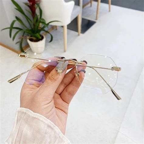 Стильные очки для подростков | Rimless glasses, Computer eyeglasses ...