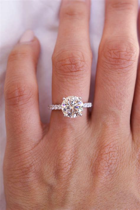 diamond round cut ring