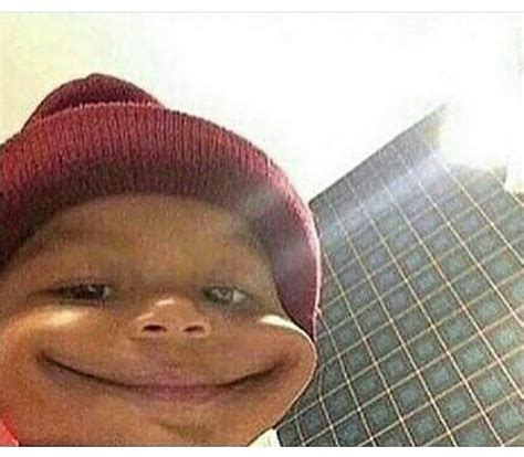 smiling meme face