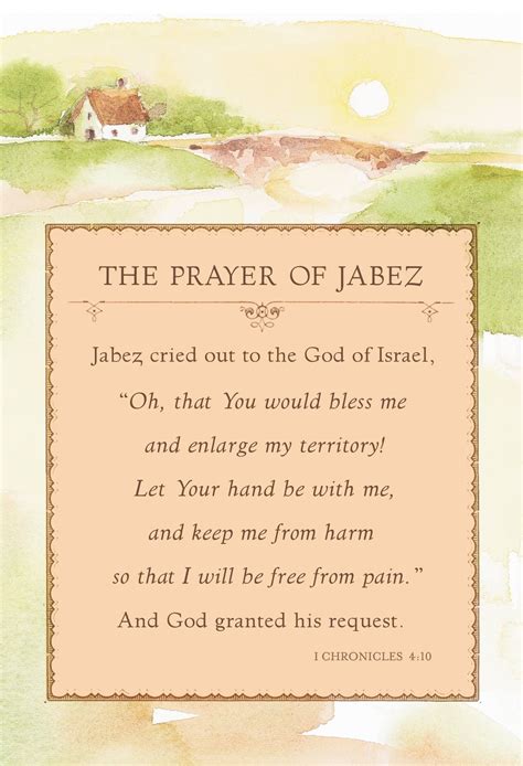 Prayer Of Jabez Printable | dev.onallcylinders.com