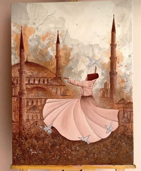 pin  afshan chishty  sufi art islamic paintings amazing art