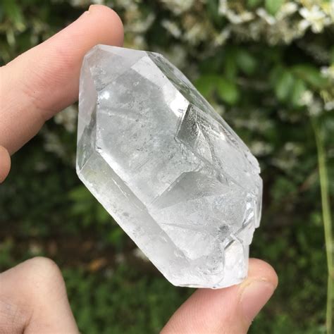 Crystal HYALINE CLEAR QUARTZ rock cristal Natural