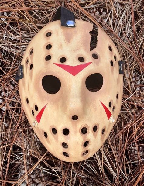 Jason Voorhees Weathered Mask | Etsy