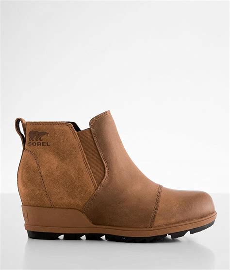 Sorel Evie™ Leather Wedge Ankle Boot - Women's Shoes in Velvet Tan | Buckle