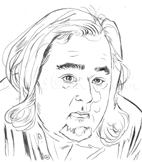 How To Draw Chumlee, Pawn Stars, Austin Russell, Drawing, Step by Step