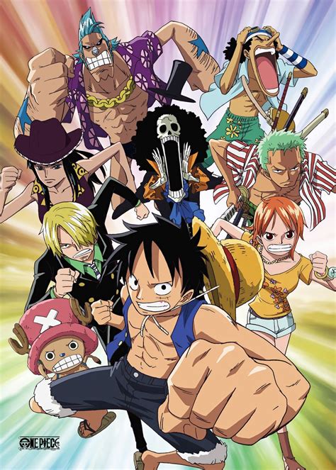 straw hat crew fight poster picture metal print paint   piece
