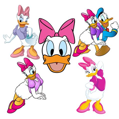 Daisy Duck Png Bundle Daisy Duck Clipart Cartoon Character - Etsy
