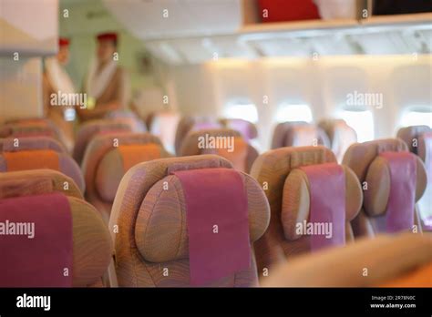 seats  airplane cabin  boeing  stock photo alamy