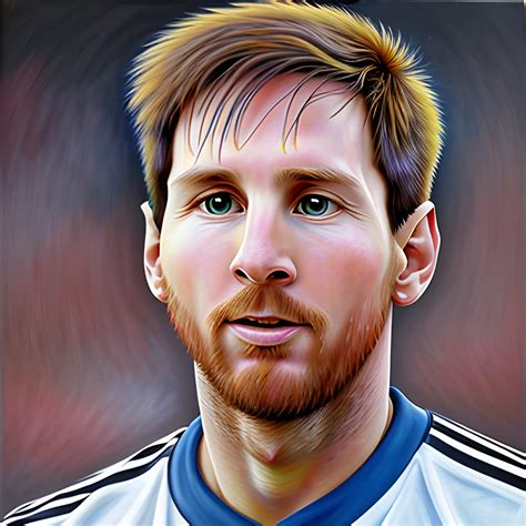 oil painting messi arthubai