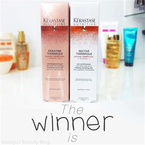 The Winner of Kérastase Discipline Keratin Thermique is... - Mateja's ...