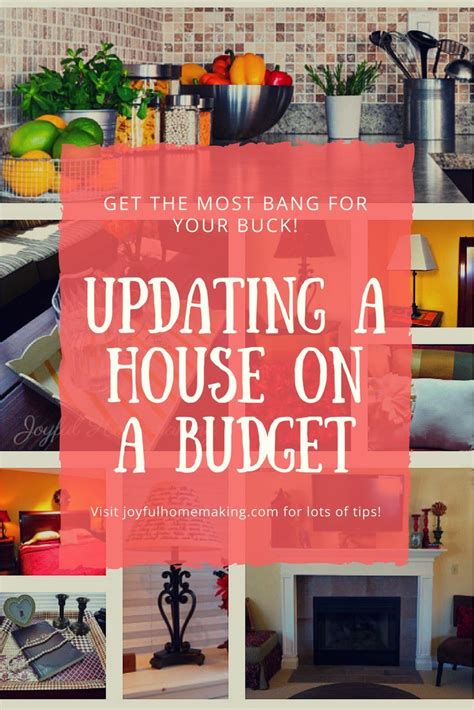updating  house   tight budget visit joyfulhomemakingcom