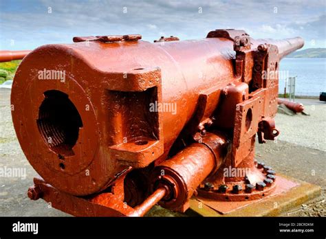 anti aircraft gun  fort dunree dunree head donegal ireland      museum
