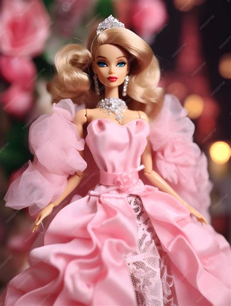 Premium AI Image | Barbie doll in a costume