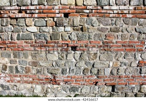 Roman Brick Wall Stock Photo (Edit Now) 42416617