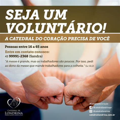 O Que E Ser Um Voluntario - Precisamos Que Voce Seja Voluntario Venha Ser Voluntária, Voluntário