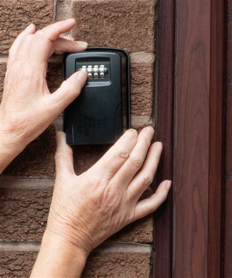 Key Safe For Wall Wall Mounted Metal Key Box 4 Digit Code Combination