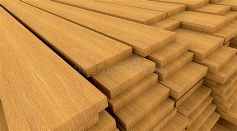 Construction Materials Wood Stock Illustration - Illustration of ...