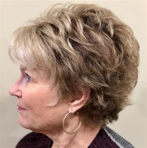 haircuts for seniors with fine hair Short haircuts older hairstyles woman old style year mature ...