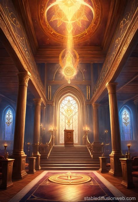Masonic Lodge's Haunting Ritual | Stable Diffusion Online