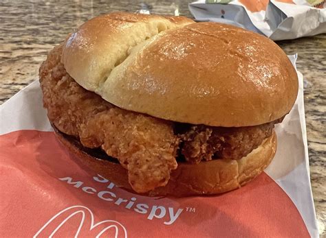 mcdonalds chicken sandwich ranked  taste