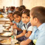 Children eating mid day meal « Aam Janata