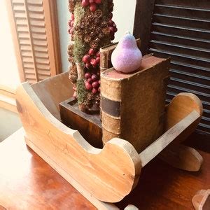 Vintage Sleighs Collection of 3 Wood Handmade Rustic Farmhouse ...