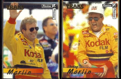 STERLING MARLIN 1996 Trax #32+ #17. NASCAR - Winston Cup