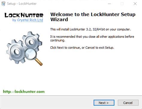 LockHunter как установить?