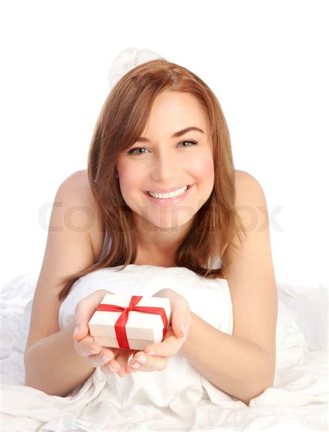 Morning gift surprise | Stock image | Colourbox