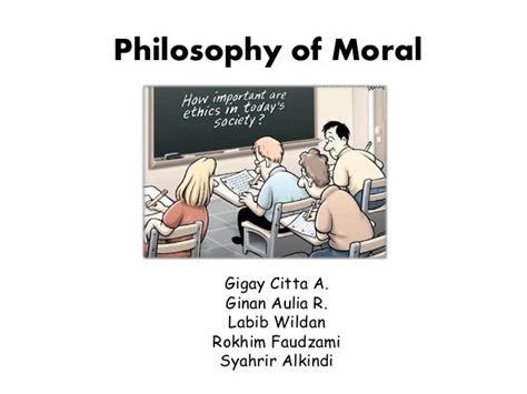 Philosophy of moral