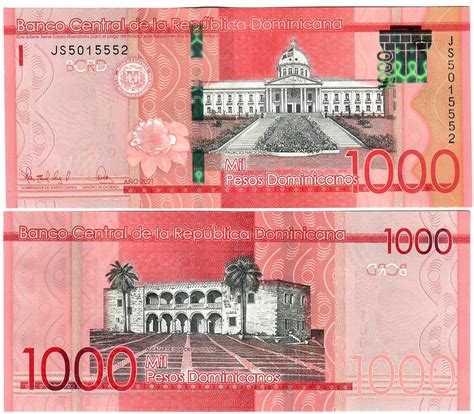 Dominican Republic 10x 1000 Pesos 2021 UNC – Davenport-Banknotes-and-Coins