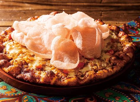 Shakey's "Nasi Goreng-style Pizza" Topped with Indonesian fried rice! "Kebab-style pizza" and ...