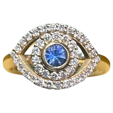 Bvlgari Bulgari Astraea Blue Sapphire and Diamond Oval Cut 18k White