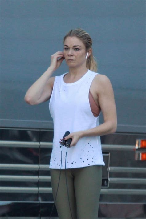 LEANN RIMES Working Out Before Her Christmas Show in Palm Desert 12/15