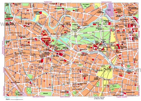 Berlin Maps - Top Tourist Attractions - Free, Printable City Street Map ...