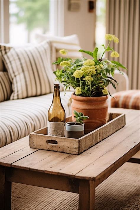 40 Rustic Farmhouse Coffee Table Decor Ideas
