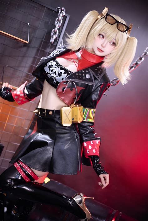 【Zenless Zone Zero】Burnice White Cosplay Costume Full Set – moecosplay