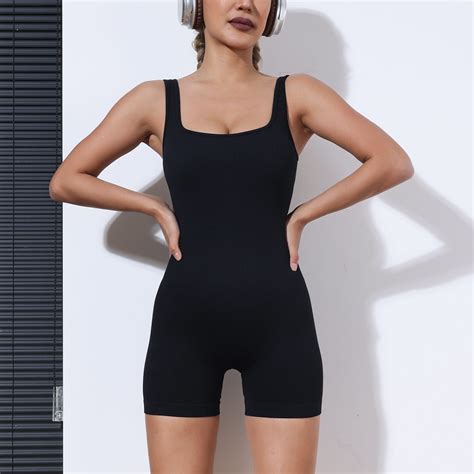 Tik Tok Hot-Selling Women′s 1 Piece Sleeveless Ribbed Sports Shapewear