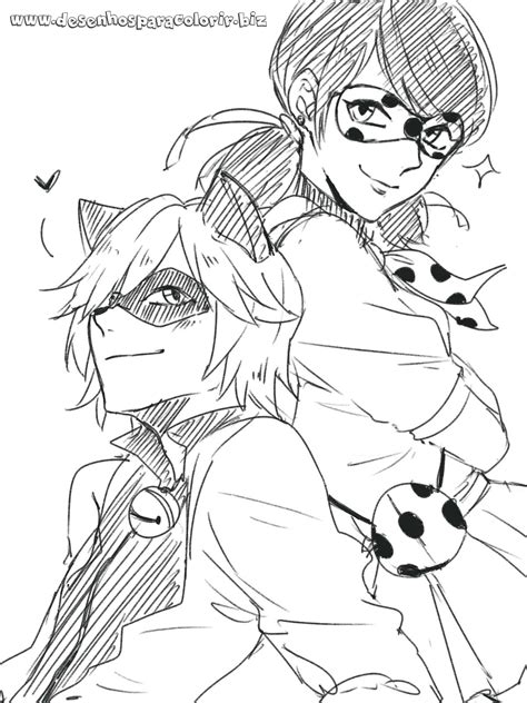 Desenho Miraculous Para Colorir