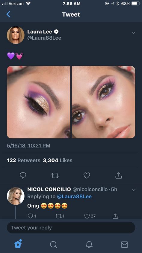 Laura lee new Twitter look from lunar beauty? : r/BeautyGuruChatter