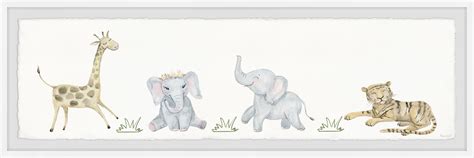 Viv + Rae Briana Jungle Playmates Framed Art | Wayfair