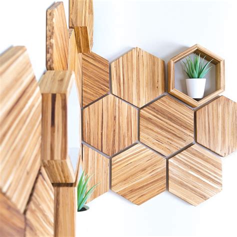 Hexagon Wall Tiles | Hexagon shelves, Hexagon wall tiles, Wall decor set