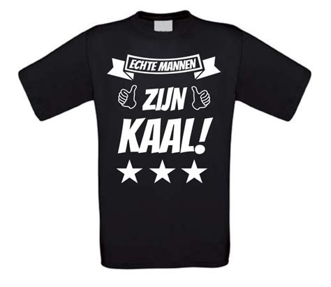 Echte mannen zijn kaal t-shirt Goedkope Feestwinkel