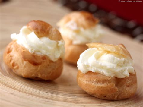 Choux chantilly - Recette de cuisine - Meilleur du Chef
