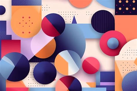 Premium AI Image | Abstract geometric shapes