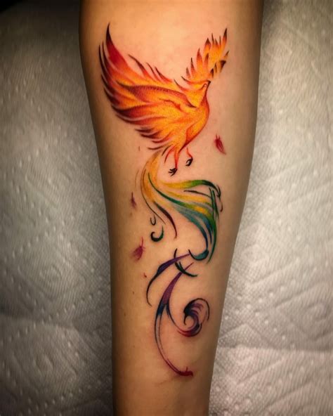 small phoenix tattoo 6